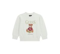 GUESS Sweat-Shirt pour Fille Écru 5 Ans (110cm)