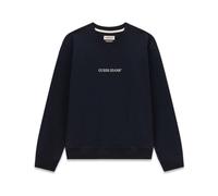 Guess - SweaT-shirt ras du cou ajusté avec logo - Homme - Sweatshirts et sweats à capuche - Bleu - Taille: M