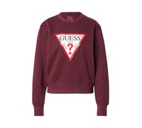 GUESS Sweat-shirt rouge / bordeaux / noir / blanc, Taille XS