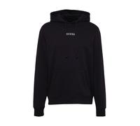 GUESS Sweat-shirt 'Roy' noir / blanc, Taille M