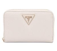 Guess SWZG85 00140 Laurel SLG Medium Zip Around Portefeuille Femme Saffiano Bone