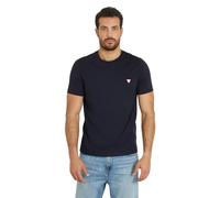Guess Jeans T-shirt Homme manches courtes Coton bio Bleu Taille XL