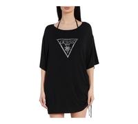 Guess - T-shirt à cordon de serrage - Femme - Robes - Noir - Taille: 36 FR