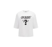 GUESS T-shirt 'AURELIE' noir / blanc, Taille M