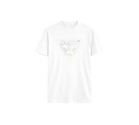 Guess T-shirt Triangle HD Blanc Taille L
