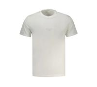 Guess - T-shirt Blanc Slim Fit en Coton - Homme - Tops - Blanc - Taille: XS