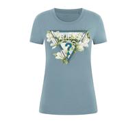 GUESS T-shirt 'CAMELIA' bleu fumé / vert / pétrole / blanc, Taille S