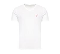 Guess - T-shirt col en V - Homme - Tops - Blanc - Taille: 2XL
