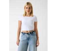 Guess - Elisabette T-shirt - Femme - Tops - Blanc - Taille: 44 FR