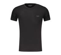 Guess - T-shirt en coton mélangé - Homme - Tops - Noir - Taille: S