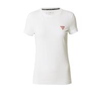 GUESS T-shirt gris clair / rouge feu / blanc, Taille M