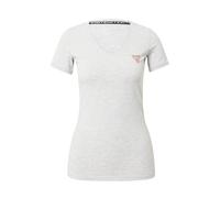 GUESS T-shirt gris clair / rouge / noir / blanc, Taille XS