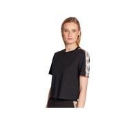 GUESS T-shirt fonctionnel 'BRITNEY' beige / noir / blanc, Taille XS