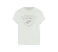 GUESS T-shirt 'LA STARS' greige / blanc, Taille M