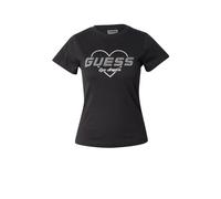 GUESS T-shirt 'NARCISO' gris clair / noir, Taille M