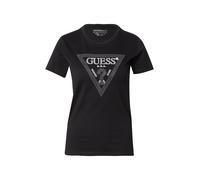 GUESS T-shirt noir / argent / blanc, Taille S