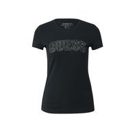 Guess, Femme, Tops, Noir, Taille: 44 FR CN SS Logo Lace Tee