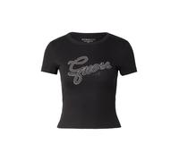 Guess Studs Script Short Sleeve T-shirt Noir S Femme