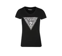 GUESS T-shirt marron / noir, Taille XS