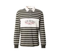GUESS T-Shirt olive / rouge / blanc, Taille XL