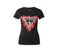 GUESS T-shirt pourpre / melon / noir / blanc, Taille XS