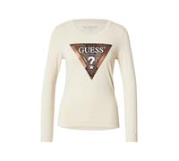 GUESS T-shirt sable / bronze / blanc, Taille L