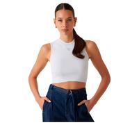 Guess Alexia Sleeveless T-shirt Blanc L Femme