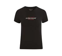 Guess - T-shirt Slim American Tradition - Femme - Tops - Noir - Taille: 38 FR