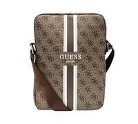 Guess Tablet Bag 4G Printed Stripes Brown - 10 pouces