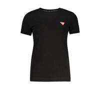 Guess - Tee-shirt en coton noir - Femme - Tops - Noir - Taille: 36 FR