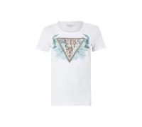 GUESS T-shirt Jeans Flower g011 Blanc Taille M