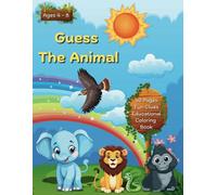 Guess the Animal: 40 Pages of Easy-to-Color Wild Animals with Bold Outlines and Fun Clues, An Educational Coloring Book for Kids Ages 4-8