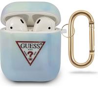 Guess Tie & Dye Collection étui pour écouteurs AirPods, bleu GUE000845