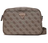 GUESS Toile Bandoulière Sangle Réglable Logo Imprimé Femmes Sacoche En Lattee