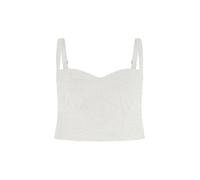 GUESS Top SHARON EYELETS blanc | XS