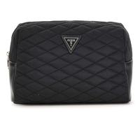 GUESS Top Zip Cosmetic Bag L Black