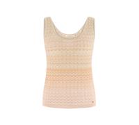 GUESS Tops en tricot 'ROSALYN' gris clair / roseau / orange, Taille L