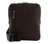 GUESS Torino Xbody Flat Bag Dark Brown
