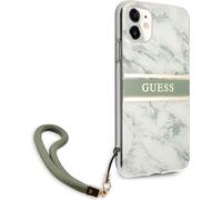 Guess TPU Marble Stripe Case iPhone 11 - Vert