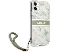 Guess TPU marbre rayé cas iPhone 11