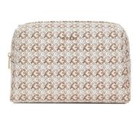 GUESS trousse de maquillage Dome Top Zip Travel Case L Beige Multi