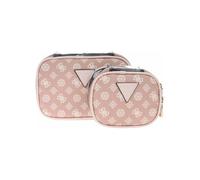 GUESS Trousse de maquillage vieux rose crème pour femme - Mildred Cosmetic Case Nude / Blush Multi 229690