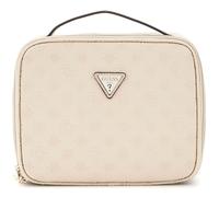GUESS trousse de maquillage Wilder Travel Cosmetic Organizer Case Bone