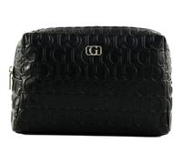 GUESS trousse de toilette Television Large Top Zip Cosmetic Bag Black