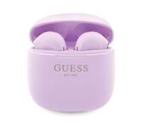 Guess True Wireless Script Logo BT5.3 - TWS casque + étui de chargement (violet)