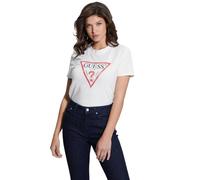 Guess Tshirt 100% Coton Logo délavé Jeans