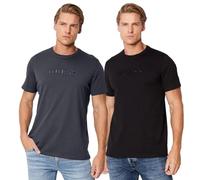 GUESS Tee Shirt Jeans Classic Pima EMB jblk Jet Black a996 M