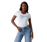 Guess T-shirt femme manches courtes TShirt MC coton logo Jeans