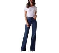 T-shirt donna Guess logo pizzo bianco ES25GU63 W5RI08K9RM1 L