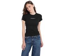 Guess Jeans Gj SL CN Embro Slim Rib Short Sleeve T-Shirt S